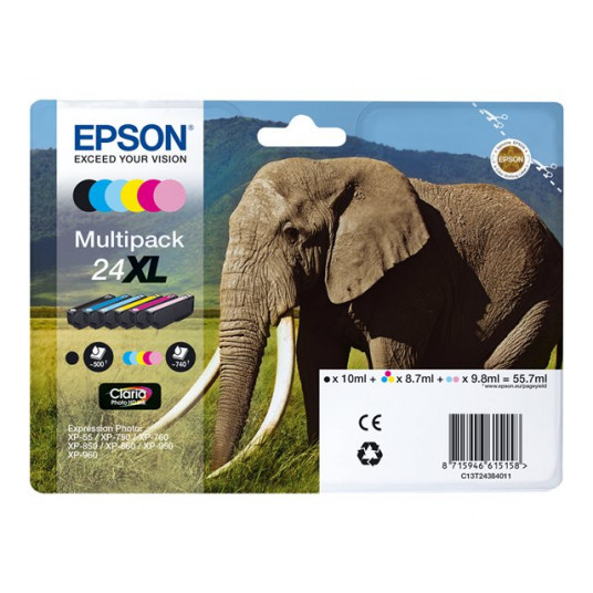 EPSON Ink Cartridge Multipack 6 collu 24XL