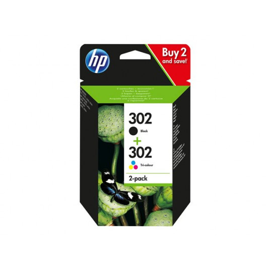 HP 302 Ink Cartridge Combo Combo 2-Pack BLISTER