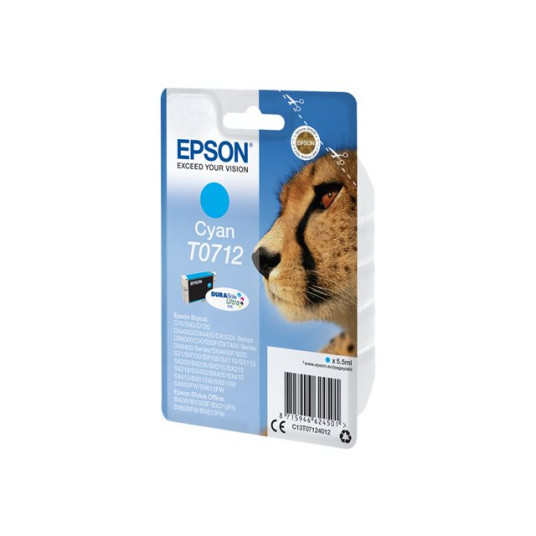 EPSON T0712 tintes kasetne Cyan 6 ml