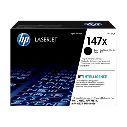 HP 147X melnā LaserJet tonera kasetne