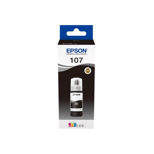 Epson 107 EcoTank - mustepullo, musta