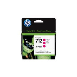 HP 712 3 iepakojumu 29 ml Magenta DesignJet