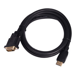 HDMI-DVI kabelis 1,8 m. apzeltīts, DVI 24+1
