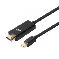 HDMI kabelis - mini DisplayPort 1,8 m melns