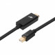 HDMI kabelis - mini DisplayPort 1,8 m melns