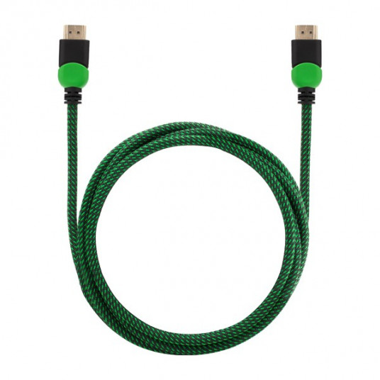 Kabelis HDMI GCL-03 1.8m, v2.0, pīts zaļš