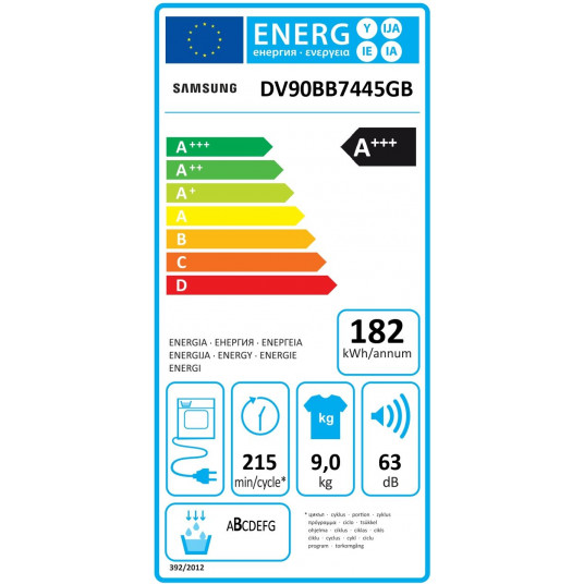 Žāvētājs Samsung DV90BB7445GBS7