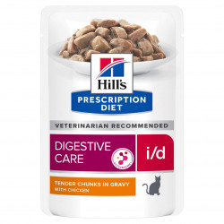 HILL'S Prescription Diet Digestive Care i/d Feline ar vistu - mitrā kaķu barība - 85g