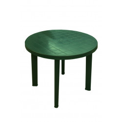 Āra galds DIANA TONDO 284037, zaļš, Ø90×72 cm