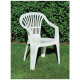 Āra krēsls PROGARDEN SCILLA, balts, 54×53×80 cm