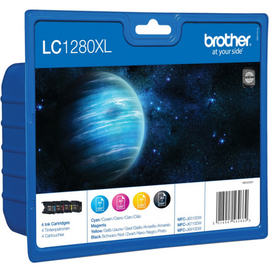 BROTHER VALUE PACK (LC-1280XL BK/C/M/Y)