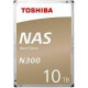 HDD|TOSHIBA|N300|10TB|SATA 3.0|256 MB|7200 rpm|3,5"|HDWG11AUZSVA