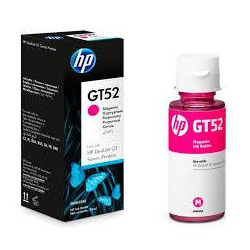 HP GT52 oriģinālā tintes pudele fuksīna