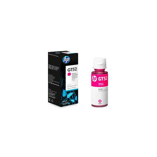 HP GT52 oriģinālā tintes pudele fuksīna