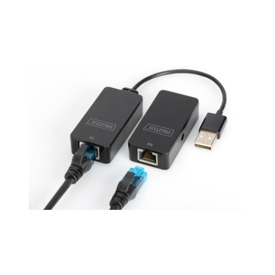 Paplašinātājs USB 2.0 Cat.5e/6 UTP, līdz 50m