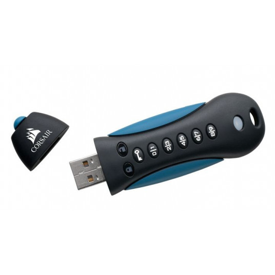 PADLOCK 3 64GB USB3.0 tastatūra, droša 256 bitu aparatūras AES šifrēšana 