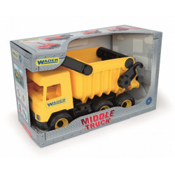 Middle Truck Pašizgāzējs dzeltens 38 cm kastē