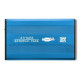 Qoltec 51859 ārējā cietā diska korpuss HDD / SSD 2,5" SATA3 USB 3.0 | Zils
