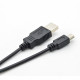 USB kabelis - Mini USB 1m. melns