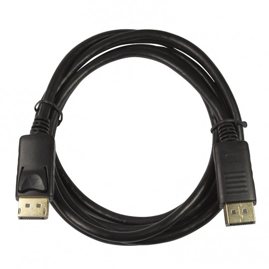 DisplayPort 1.2 kabelis 4K2K, 7,5 m, melns