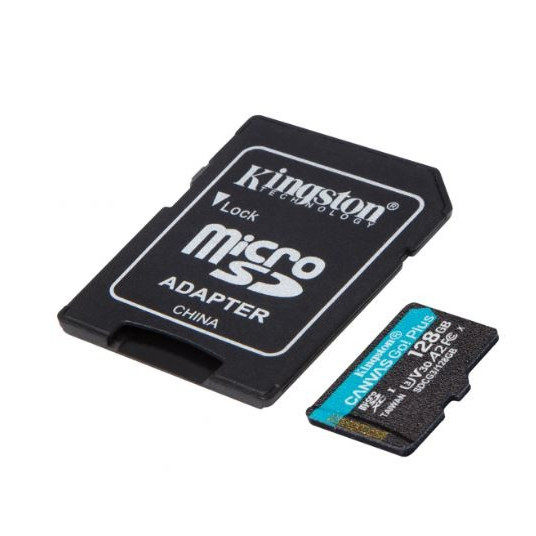 Atmiņas kartes microSD 128GB Canvas Go Plus 170/90MB/s adapteris