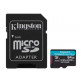 Atmiņas kartes microSD 64GB Canvas Go Plus 170/70MB/s adapteris