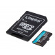 Atmiņas kartes microSD 64GB Canvas Go Plus 170/70MB/s adapteris