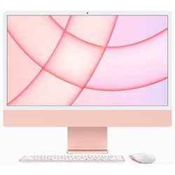 24 iMac Retina 4,5 K displejs: Apple M1 čips, 8 kodolu centrālais procesors un 8 kodolu GPU, 256 GB — rozā 