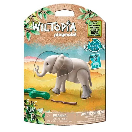 Figūru komplekts Wiltopia 71049 Young Elephant