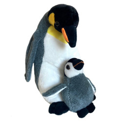 Talismans Pingvīns ar mazuli 33 cm