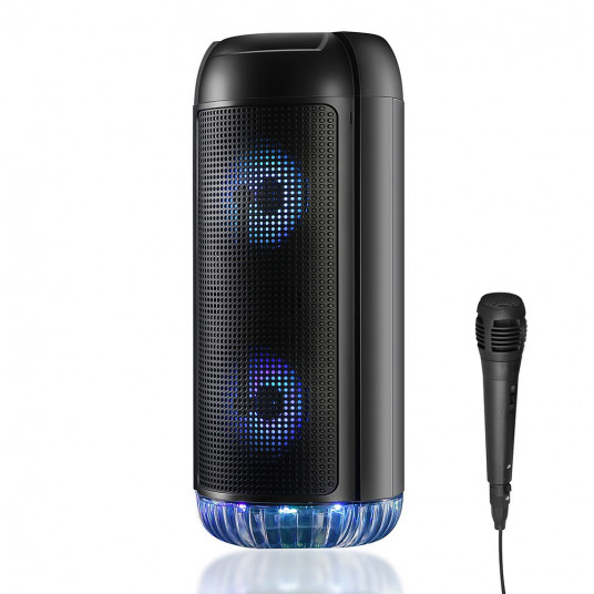 PartyBox UNI bezvadu skaļrunis ar mikrofonu un karaoke funkciju Bluetooth 5.0 MT3174