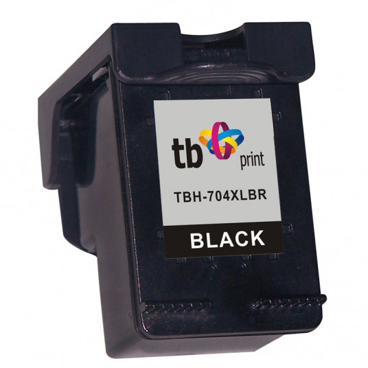 Tinte priekš HP DJ IA 2060 Black remanufactured XL TBH-704XLBR (HP Nr. 704 CN692AE)