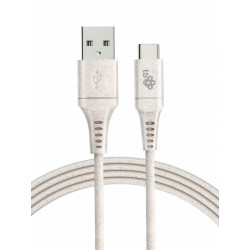 Kabelis USB-USB C 1m eko materiāls 2.0 3A
