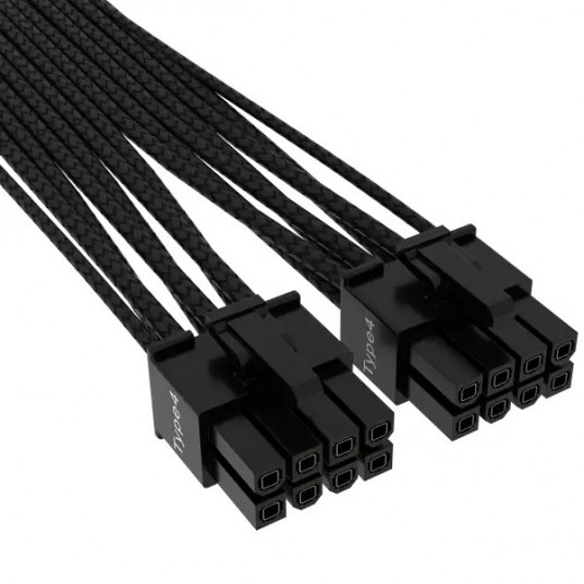 Corsair barošanas bloka kabelis 12+4 PCIe5.0 12VHPWR 600W BL