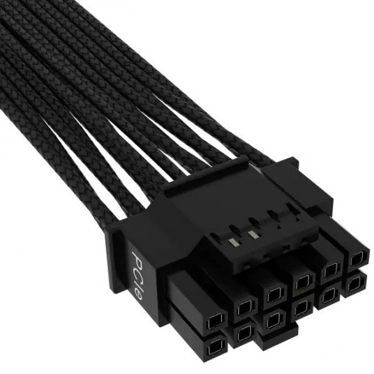 Corsair barošanas bloka kabelis 12+4 PCIe5.0 12VHPWR 600W BL