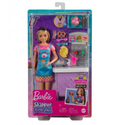 Barbie Skipper Doll First Job uzkodu bārs