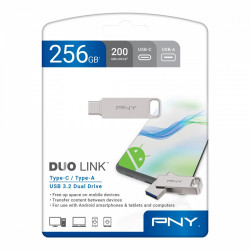 Pendrive 256 GB USB 3.2 Duo-Link P-FDI256DULINKTYC-GE