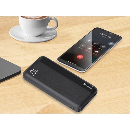 Powerbank Parker 10000mAh 2A melns