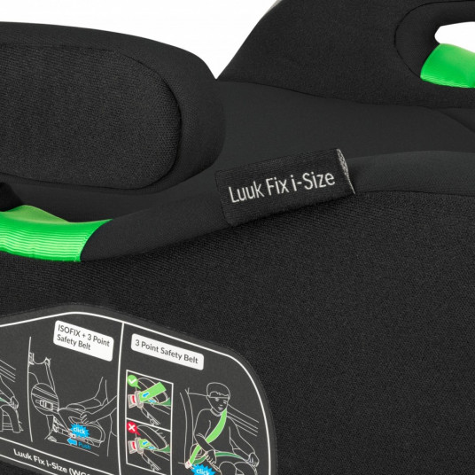 Luuk Fix I-Size Black Carbon autokrēsliņš 22-36 kg