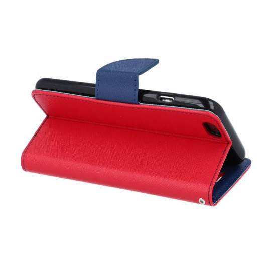 Mocco Fancy Book Case For Apple Iphone 12 / 12 Pro Red- Blue