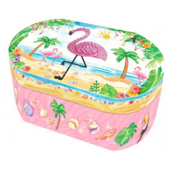 Pecoware Oval mūzikas kaste - Flamingo