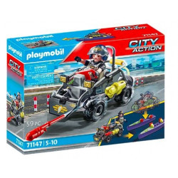 PLAYMOBIL CITY ACTION Speciālo spēku ATV 71147