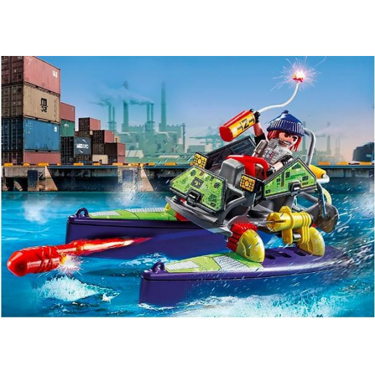 PLAYMOBIL CITY ACTION Speciālo spēku ATV 71147