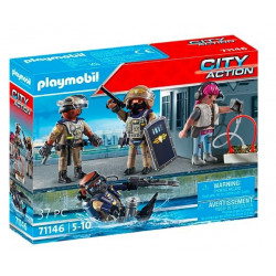 PLAYMOBIL CITY ACTION Speciālo spēku komanda 71146