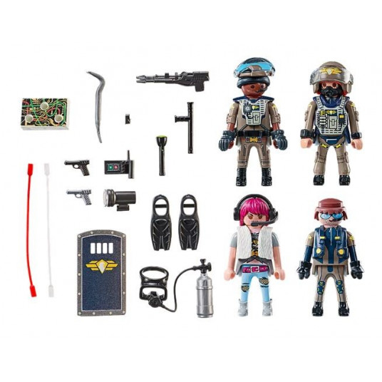 PLAYMOBIL CITY ACTION Speciālo spēku komanda 71146