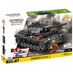 Bloku vēsturiskā kolekcija Otrā pasaules kara Panzer III Ausf. J 590 bloki