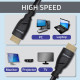 Qoltec 50353 HDMI v2.1 kabelis īpaši liela ātruma 8K | 60 Hz | 26AWG| ZELTS | 5 gadi