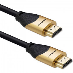Qoltec 50356 HDMI v2.1 kabelis īpaši liela ātruma 8K | 60 Hz | 28AWG| ZELTS | 3 gadi