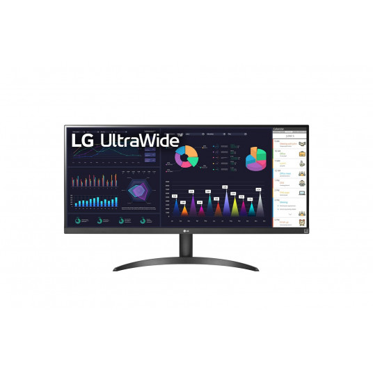 "86,6 cm/34" (2560 x 1080) LG UltraWide 34WQ500-B 21:9 IPS 5 ms 100 Hz HDMI USB-C melns