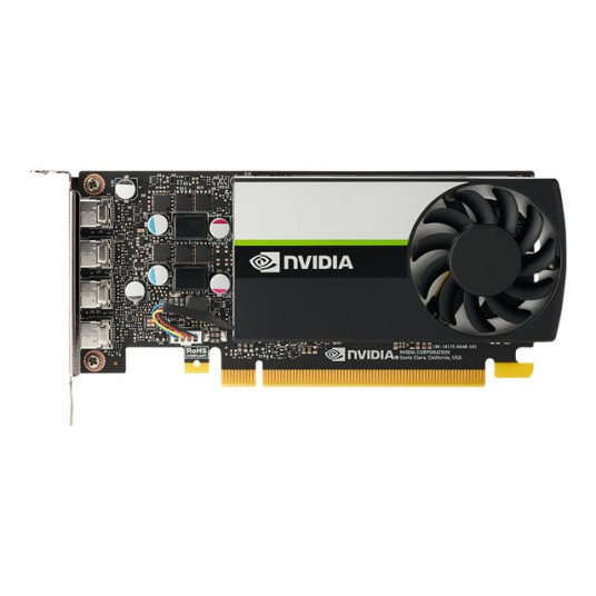 HP NVIDIA T1000 4GB 4mDP GFX ar 2 mDPtoDP